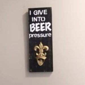 Beer Bottle Opener Wall Plaque